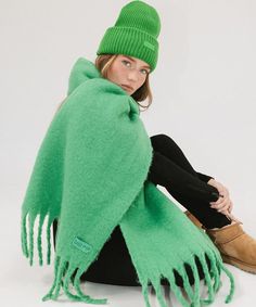 Mik Oversized Scarf - GIGI PIP Gigi Pip, Winter Resort, Hat Styles, Clothes Wishlist, Wearing A Hat, Popular Styles, Resort Collection