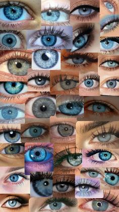 Pretty Eyes Color, Blue Eyes Aesthetic, Rare Eye Colors, Eye Color Chart, Rare Eyes, 얼굴 그리기, Aesthetic Eyes