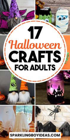 Halloween crafts are the perfect way to add a spooky touch to your home. Discover creative Halloween crafts for kids and adults. From ghost crafts to pumpkin crafts, there's something for everyone. Try your hand at Halloween paper crafts or explore more intricate Halloween sewing projects. Create unique Halloween home decor with upcycled Halloween crafts and DIY fall decor ideas. Get inspired by spooky craft ideas and DIY autumn decorations to make your Halloween unforgettable. Halloween Crafts Adults, Haunted House Crafts, Diy Autumn Decorations, Diy Halloween Crafts For Kids, Easy Diy Halloween Crafts, Spooky Craft, Crafts Adults, Halloween Ghost Craft, Diy Halloween Crafts