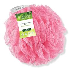 OMG. Gotta have this: EcoTools Exfoliating Bath Sponge Pink Loofah, Body Sponge, Loofah Soap, Loofah Sponge, Shower Sponge, Hygiene Routine, Bath Sponge, Beauty Gadgets, Amazon Beauty Products