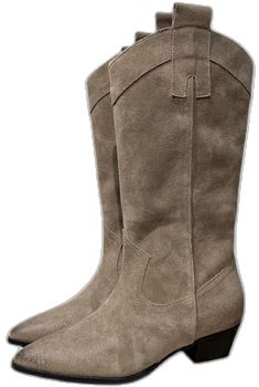 dwarves1403-8 Boots Khaki 5 Summer Festivals, Black Khakis, Summer Festival, Soft Suede, Stacked Heel, Western Boots, Autumn And Winter, Mid Calf, Rodeo