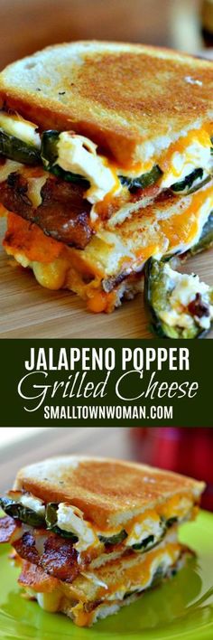 grilled cheese and bacon sandwich with jalapeno popper