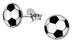 PRICES MAY VARY. Quantity: 1 Pair Material: 925 Sterling Silver (Base & Post), (Hypoallergenic) and Acrylic (Soccer Ball Print) Part Size: 7 mm x 7 mm (Tiny) Comes With Gift Box If You Have Any Questions or Concerns, Please do not Hesitate to Contact Us. (All Pictures shown are for illustration purpose only. Actual product may vary due to product enhancement). To Prevent Infection: Clean both of your ears and all earrings with alcohol Before and After wearing them. Do not put Hydrogen Peroxide ( Sterling Football, Soccer Earrings, Black And White Football, Best Wings, Football Earrings, Fake Plugs, White Studs, Tiny Studs, Tiny Stud Earrings