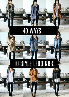 Ways To Style Leggings, Leggings Outfit For Work, Adidas Leggings Outfit, The Sister Studio, Outfits Leggins, Sister Studio, Gothic Leggings, Coated Leggings, High Waist Sports Leggings