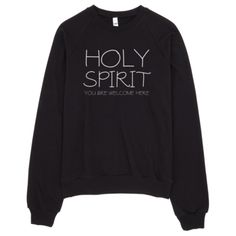 Holy Spirit Crewneck - Boho Belly Crew Neck Sweaters, Raglan Sleeve Shirts, Raglan Sleeve Sweatshirt, Raglan Sleeve Top, Crewneck Sweaters, Cheat Day, Raglan Sweatshirt, Raglan Sweater, Club Sweatshirts