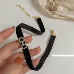 Black Rope Chocker-The Korean Fashion Trendy Adjustable Choker For Formal Occasions, Adjustable Trendy Choker For Formal Occasions, Trendy Black Choker With Adjustable Chain, Trendy Adjustable Black Choker, Chic Adjustable Choker With Chain, Trendy Black Adjustable Choker, Chic Adjustable Choker, Chic Adjustable Black Choker, Elegant Black Necklace With Adjustable Cord