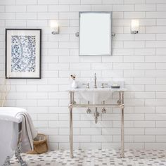 The compelling design of this carrara white marble console sink with premium solid brass stand sparkles both contemporary and traditional thoughts suitable for any applications. A shiny bar across the front of deluxe, substantial brass legs not only improves stability but also provides a location from which is perfect for hanging towels and washcloths. This stand combines the multiple finishes of the metal structure to durable materials and compact dimensions, features that make it a great fit f Console Bathroom Sink, Sophisticated Bathroom, Console Sink, Linen Cabinets, Marble Console, Wash Stand, Bathroom Vanity Base, Marble Counter, White Marble Countertops