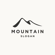 Modern Logo Design Hill Logo Design, M Mountain Logo, Mountain Logo Design Ideas, Logos With Mountains, Mountain Logo Minimalist, Mountain Logo Vector, Logo Montagne, Mountain Logo Design, Trail Logo