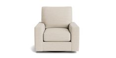 True Custom™ Large Track Arm Swivel Chair | Bassett Furniture Accent Chairs Living Room, Chairs Living Room, Bassett Furniture, Swivel Glider, Small Room, Accent Chairs For Living Room, A Chair, Open Concept, Swivel Chair