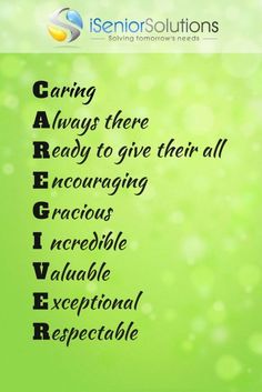 a green background with the words caring, always there are ready to give their all