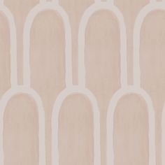 a wallpaper pattern with oval shapes in beige and light pink colors on a neutral background