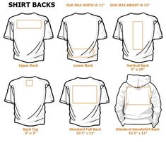 Logo On Back Of Shirt Placement, Back Of Shirt Vinyl Placement, Vinyl Placement On Back Of Shirt, Htv Placement On Hoodies, Placement Of Vinyl On Shirts Back, Design Placement On Back Of Shirt, Screen Printing T Shirt, Hoodie Back Design, Printing Logo Design