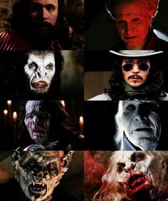 the many faces of actors in horror movies