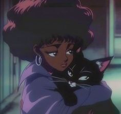 Cute Black Women, Discord Server, Cute Black, Black Cat, Black Women, Anime, Black