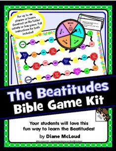 the beattudes bible game kit