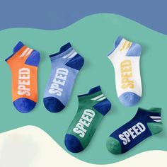 Product Introduction: Get your little ones ready for the spring and summer seasons with these vibrant and breathable mesh socks featuring a fun and playful alphabet pattern. Made with a high-quality blend of 76.9% cotton, 21.3% nylon, and 1.8% spandex, this set of 5 pairs provides both comfort and durability. Mesh Socks, Non Slip Socks, Toddler Accessories, Cartoon Cute, Toddler Kids, Short Socks, Letter Patterns, Cartoon Kids, Cute Fashion