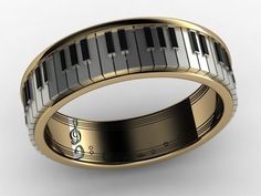 Nada como llevar lo que te apasiona, tan cerca.... Music Lovers Wedding, Music Rings, Bangle Ring, Music Jewelry, Musical Notes, Cute Rings, Pretty Jewellery, Cute Jewelry, Ring Necklace