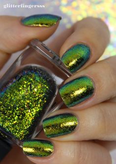 ILNP Open Fields 8 Nails Iridescent, Nails 2017, Awesome Nails, Colorful Nails, Holographic Nail Polish, Nail Stuff, Nails Only