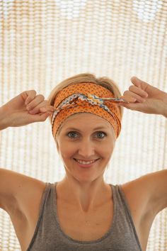 How to tie a boho bohemian head wrap band turban style