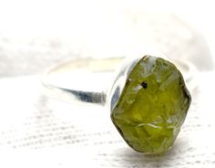 Read the full title Raw Peridot Ring, Natural Peridot Rough Ring, Ring for Women, Healing Crystal Raw Ring, Peridot Birthstone Ring, Promise Ring, Boho Ring 925 Sterling silver Natural Peridot Ring, Handmade Green stone Ring, Fine silver Ring, Product:- Ring Modal no:- SR 91-94-100 Metal:- 925 Sterling Silver Gemstone :- Peridot Stone Shape: Fancy Shape Gemstone size:- 8 mm Mini to 10 mm mix We are using Pure 925 (Stamped) Sterling Silver with Natural Gemstone Jewelry, all of our jewelry designs Peridot Birthstone Ring, Raw Ring, Raw Peridot, Peridot Birthstone, Green Stone Ring, Handmade Jewelry Ring, Green Stone Rings, Peridot Stone, Natural Gemstone Jewelry