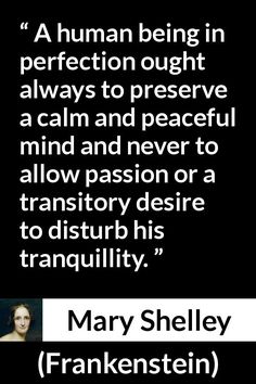 mary sheley franklin quote about human being