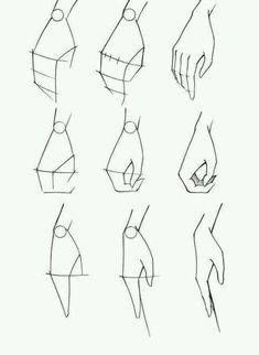 how to draw hands and feet step by step