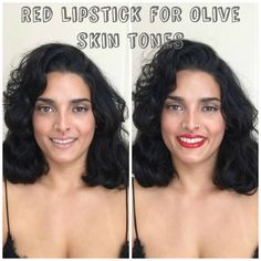 Products We Love: Red Lipstick For Olive Skin Tones Best Red Lipstick For Olive Skin, Red Lipstick For Brunettes, Red Lipstick For Blondes, Olive Undertone Skin, Red Lipstick For Dark Skin, Red Lipstick For Olive Skin, Signature Makeup Look, Lipstick For Pale Skin