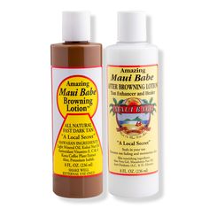 2 Piece Gift Pack -  Maui Babe 2 Piece Gift Pack - Browning Lotion & After Sun in a Hawaiian pack.    Benefits     Browning Lotion for your natural tan and After Sun lotion to secure that tan and keep your skin moist     Includes     Maui Babe Browning Lotion (8.0 oz) After Sun (8.0 oz)   - 2 Piece Gift Pack Browning Lotion, Maui Babe Browning Lotion, After Sun Lotion, Maui Babe, Tanning Routine, Best Tanning Lotion, Tanning Tips, Sun Lotion, Best Tan