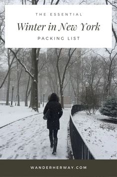 the essential winter in new york packing list