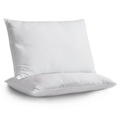 a white pillow on a white background