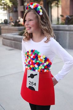 Gumball Machine Halloween Costume, Gumball Costume, Gumball Machine Costume, Karneval Diy