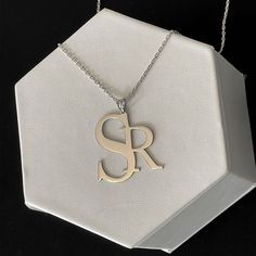 Two Initials Necklace, Double Letters Pendant, Double initial Necklace, Custom Two Letter Necklace, Couple necklace, Custom Initial Necklace I really strive to get the best shoots of my products and to reflect the real color, but I am just an amateur in photography, So: The color of the photo in this listing depends on camera and light settings. You will receive actual color for silver or gold Please feel free to contact me for any question. I will be happy to serve you. Available in 2 color: Si Double Letters, Letters Necklace, Necklace Couple, Initials Necklace, Customized Necklace, Custom Initial Necklace, Couple Necklace, Lovers Necklace, Couple Necklaces