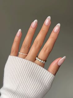 19+ Old Money Nails That Are Giving "Quiet Luxury" Light French Tip Nails, Milky Manicure, Milky French Manicure, Old Money Nails, Money Nails, Nude Nail Designs, Nails French Tip, Nude Nail, Nails French