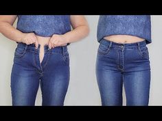 two images of the same woman's stomach