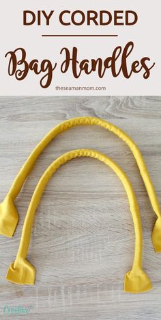 the diy corded bag handles are easy to make