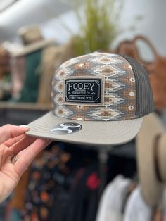 Hooey Mercantile Logo6-PanelOSFA AdultMid-ProfileFlat BillBuilt to PerformWater & Sweat ResistantAuthentic Snapback Funny Trucker Hat, Casual Country Outfits, Cowgirl Style Outfits, Cowgirl Accessories, Southern Outfits