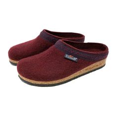 PRICES MAY VARY. Medium Width (B) Felted Wool Clog - Runs true to size for most, generous toe box. Made in Austria from Merino wool and natural cork. Size Tips: Order your usual size if you plan to wear socks or have medium to medium/wide feet. Size down 1/2 size for barefoot wear, a narrower foot, or if you prefer a snug fit. This clog will loosen slightly with wear. Anatomically shaped cork/latex comfort sole with arch support, metatarsal pad and toe bar Textured natural rubber outsole for tra Wool Clogs, Indoor Outdoor Slippers, Wool Shoes, Clog Slippers, Wool Slippers, Shoe Last, Heel Pain, Only Shoes, House Shoes