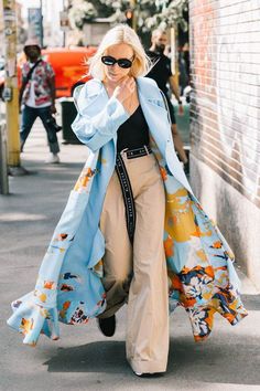 Kimono Street Style, Kimono Winter, Women Pants Outfit, Pant Outfits, Summer Coat, Street Style Spring, Outfits To Wear, Street Style Winter