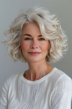 Subtle Lowlights, Grey Hair And Glasses, Short Curly Hairstyles For Women, Hair Tricks, Haircut 2024, Hairstyles For Women Over 60, Haircuts For Women Over 50, Hairstyles And Haircuts, Natural Gray Hair