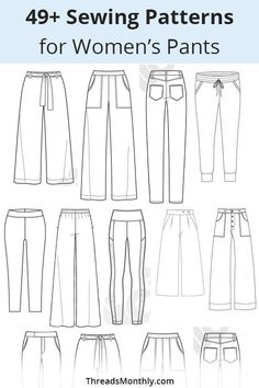 sewing patterns for women's pants