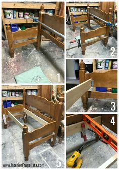 the steps to make a bed frame