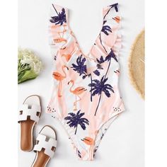 Flamingo Print One Piece Swimsuit Ruffle Strap New Large Please Check Out My Closet For Other Items For Sale. Thank You For Stopping By! Pink Summer One Piece For Vacation, Pink One Piece For Summer Vacation, Pink One Pieces For Summer Vacation, Pink Summer Vacation One-pieces, Pink Flamingo Print Swimwear For Vacation, Fitted Flamingo Print Swimwear For Beach, Pink One-piece Swimsuit For Beach Season, Pink One Pieces For Poolside Summer, Pink One Piece Beachwear