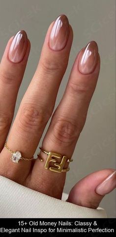 Looking for timeless old money nail ideas to copy? You'll love these classy and elegant old money nails! Nail Art Designs Old Money, Rich Mom Nails, Nail Elegant Classy, Nail Ideas Old Money, Clean Girl Nails Fall, Old Money Nail Color, Old Money Nails Fall 2024, Old Money Fall Nails, Classy Old Money Nails