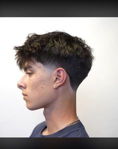 Low Taper Haircut, Textured Fringe, Asian Haircut