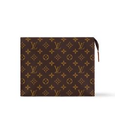 LOUIS VUITTON® - Poche Toilette - Monogram Art Deco Clutch, Louis Vuitton Official Website, Toiletry Pouch, Louis Vuitton Damier Azur, Louis Vuitton Pochette, Louis Vuitton Official, Louis Vuitton Damier Ebene, Travel Companion, Female Travel