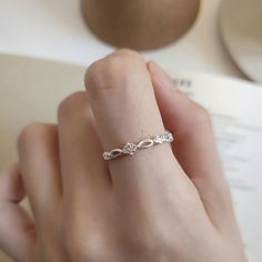 Faster shipping. Better service Promise Rings Vintage, Hollow Ring, Womens Rings Fashion, Anniversary Jewelry, Minimalist Rings, Dainty Ring, 925 Silver Rings, Gold Plated Sterling Silver