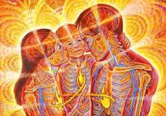 Alex Gray Art, Christian Background Images, Awakening Art, Birth Art, Alex Grey, Mother Art, Grey Painting, Social Art, Energy Art