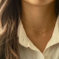 O Necklaces – AMY O Jewelry Elegant Choker, Choker Necklace Gold, Simple Choker, Gold Necklace Simple