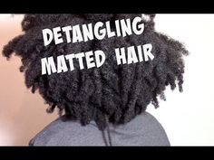 How To Comb Natural Black Hair, Homemade Detangler For Black Hair, Hair Detangler For Black Hair, Detangling 4c Natural Hair, 4c Detangling, How To Detangle 4c Natural Hair, Matted Hair Remedies, How To Detangle Matted Hair, Detangle Matted Hair