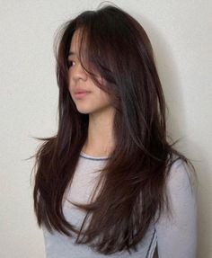 Haircuts For Long Hair Straight, Layered Haircuts With Bangs, Haircuts For Long Hair With Layers, Oval Face Haircuts, Hair Inspiration Long, Straight Hair Cuts, Hairstyles For Layered Hair, Long Layered Haircuts, Front Hair Styles